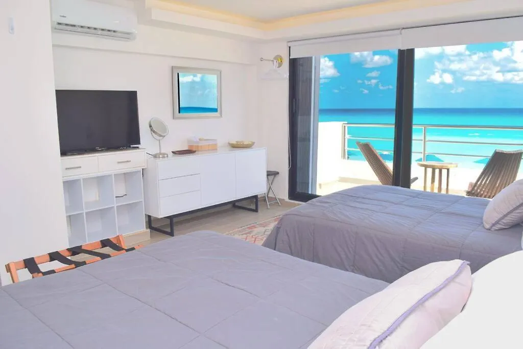 Ocean Front Villa Marlin, Best Location In Hotel Zone #109 Cancún Apartamento
